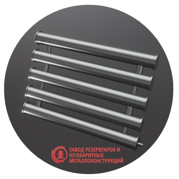 Регистры отопления пятирядные РСП-5x219x5.0-6000 мм