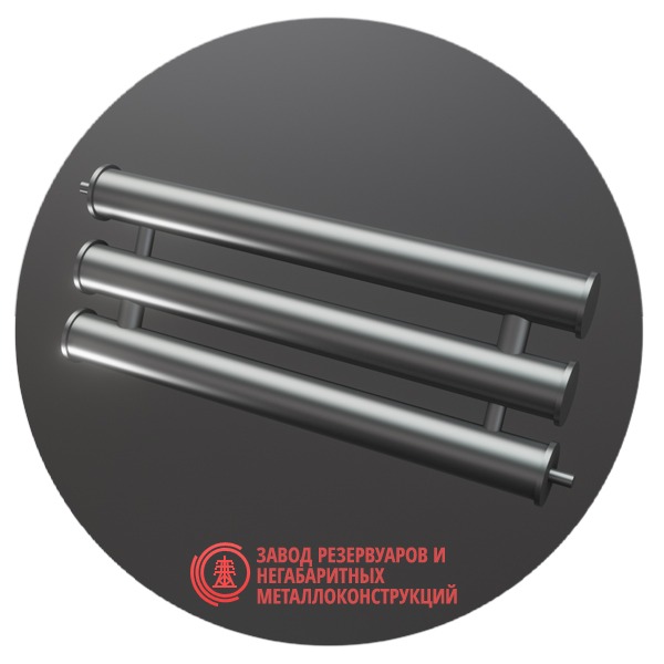 Регистры отопления трехрядные РСП-3x57x2.0-11000 мм
