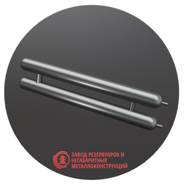 Регистры отопления двухрядные РСЭ-2x114x4.0-11000 мм