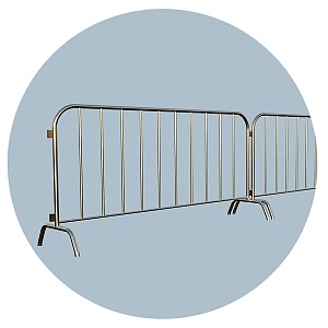 Мобильные переносные ограждения