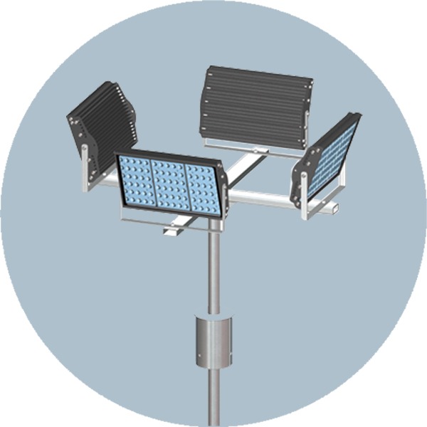 Кронштейн прожекторный К63-1,0-1,0-1-0