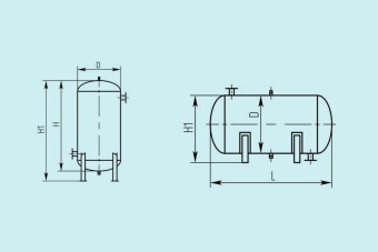 Чертеж Баки аккумуляторы напорные