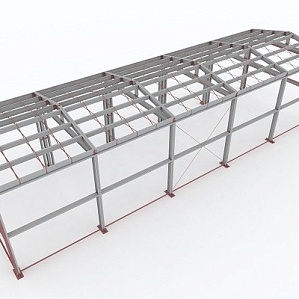Проект быстровозводимого здания 10х28 м